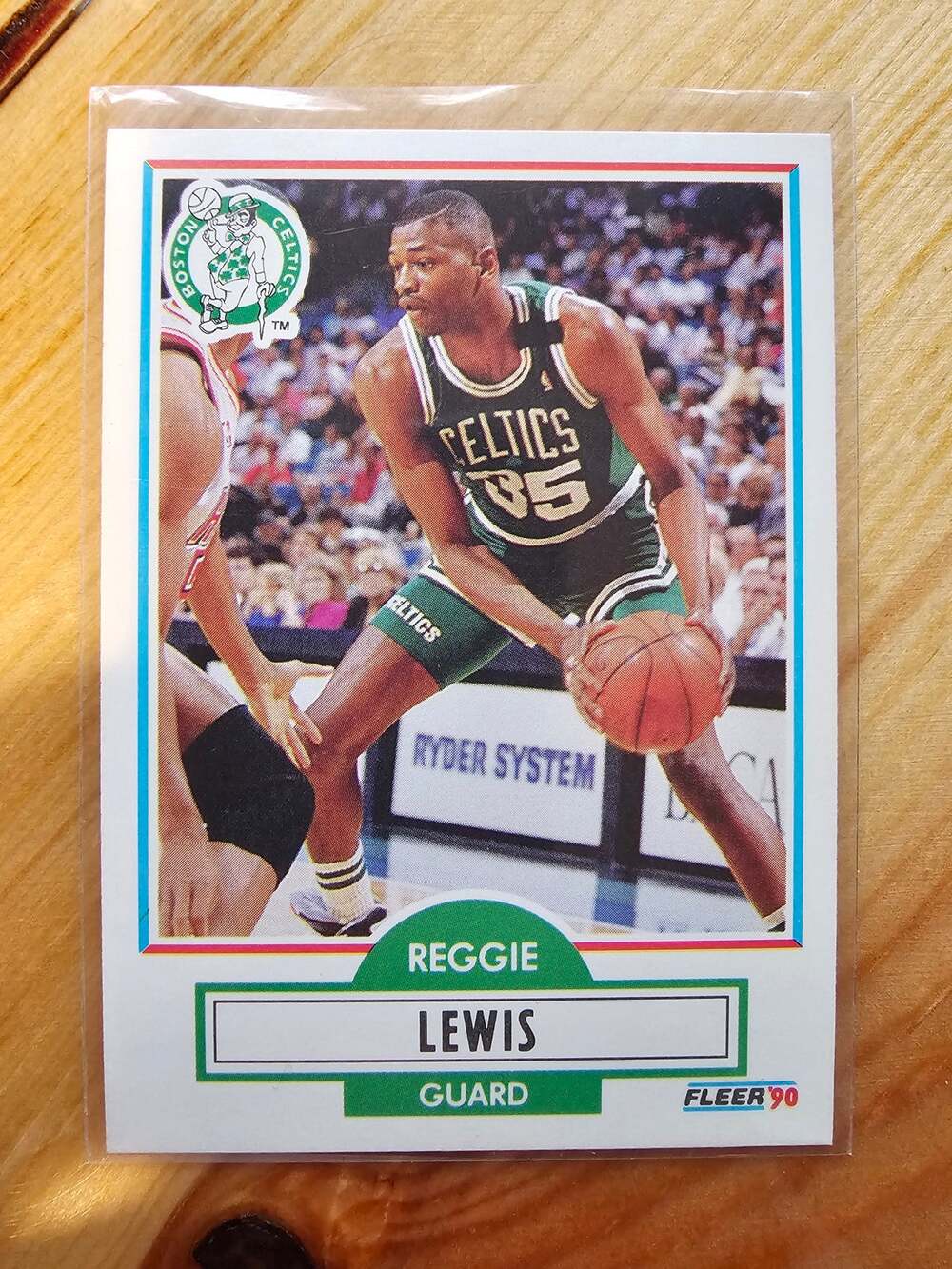 Reggie Lewis 1990-1991 Fleer #11 - Boston Celtics - NBA - great condition